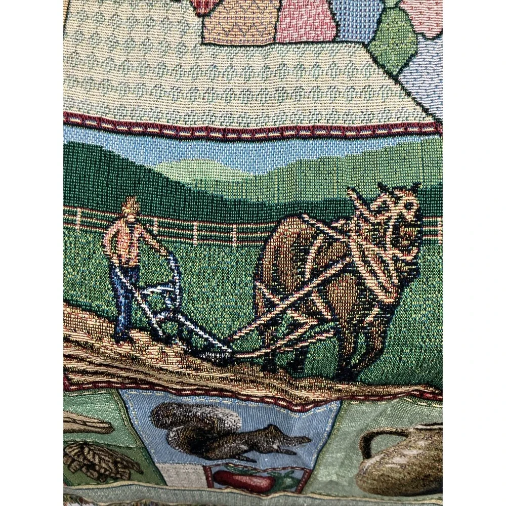 North Carolina Woven Tapestry Blanket Throw 48